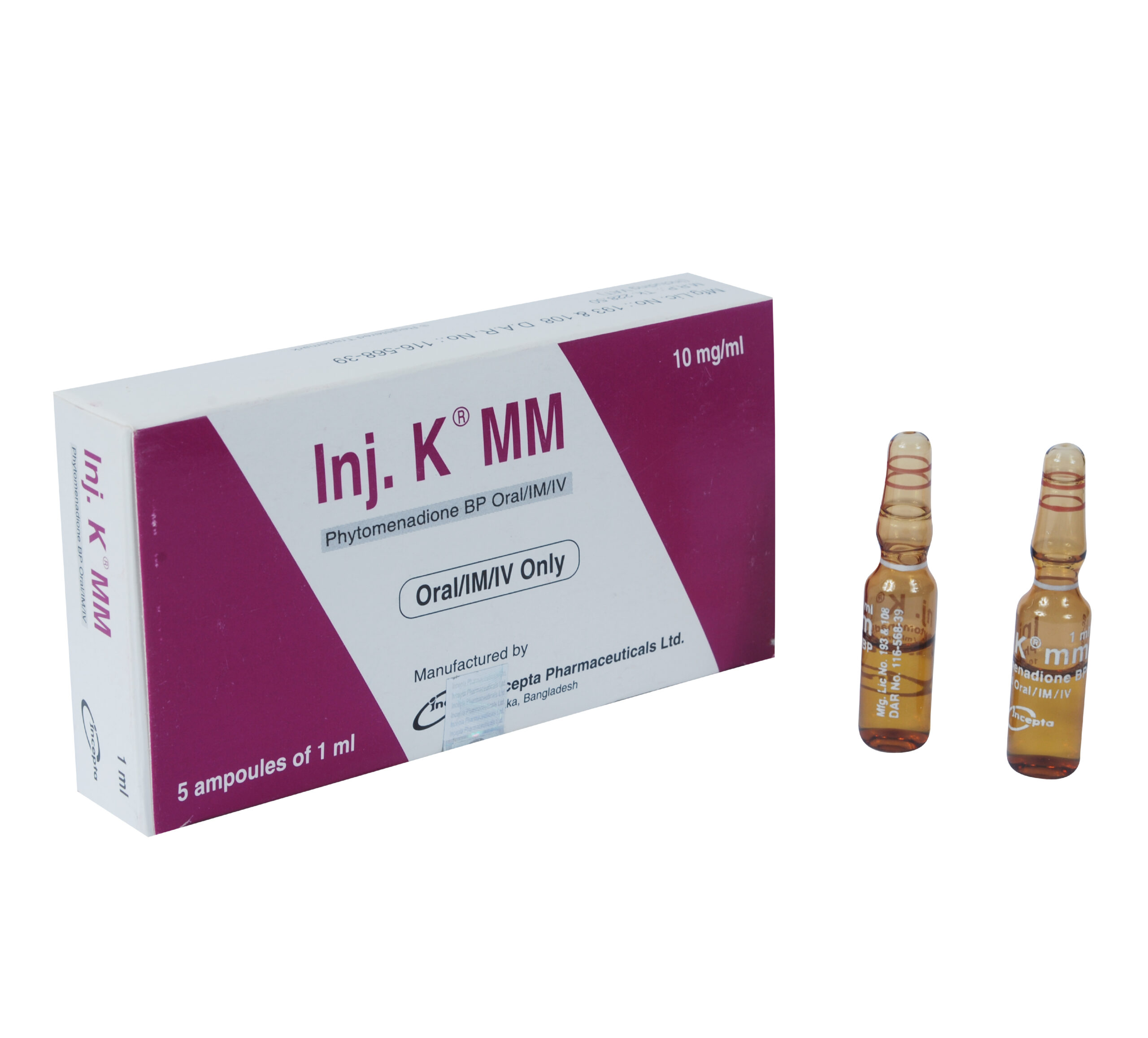 Inj. K MM (Phytomenadione) 10mg