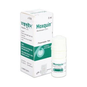 Moxquin D (Moxifloxacin & Dexamethasone) 5mg