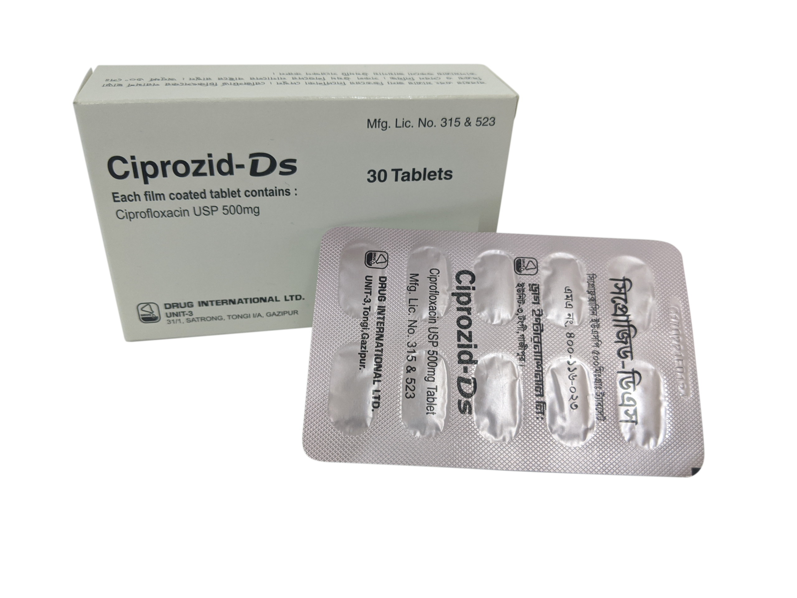 CIPROZID Tablet (Ciprofloxacin) 500mg