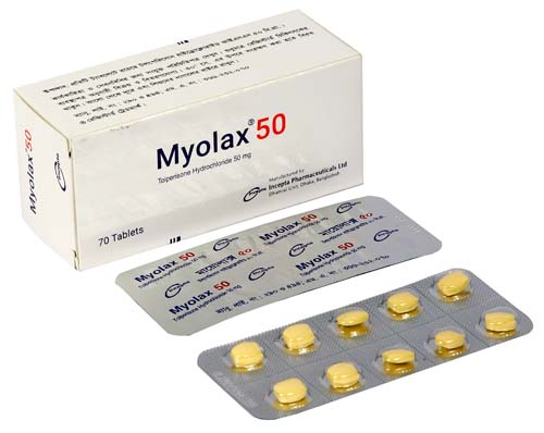 Myolax (Tolperisone Hydrochloride) 50mg