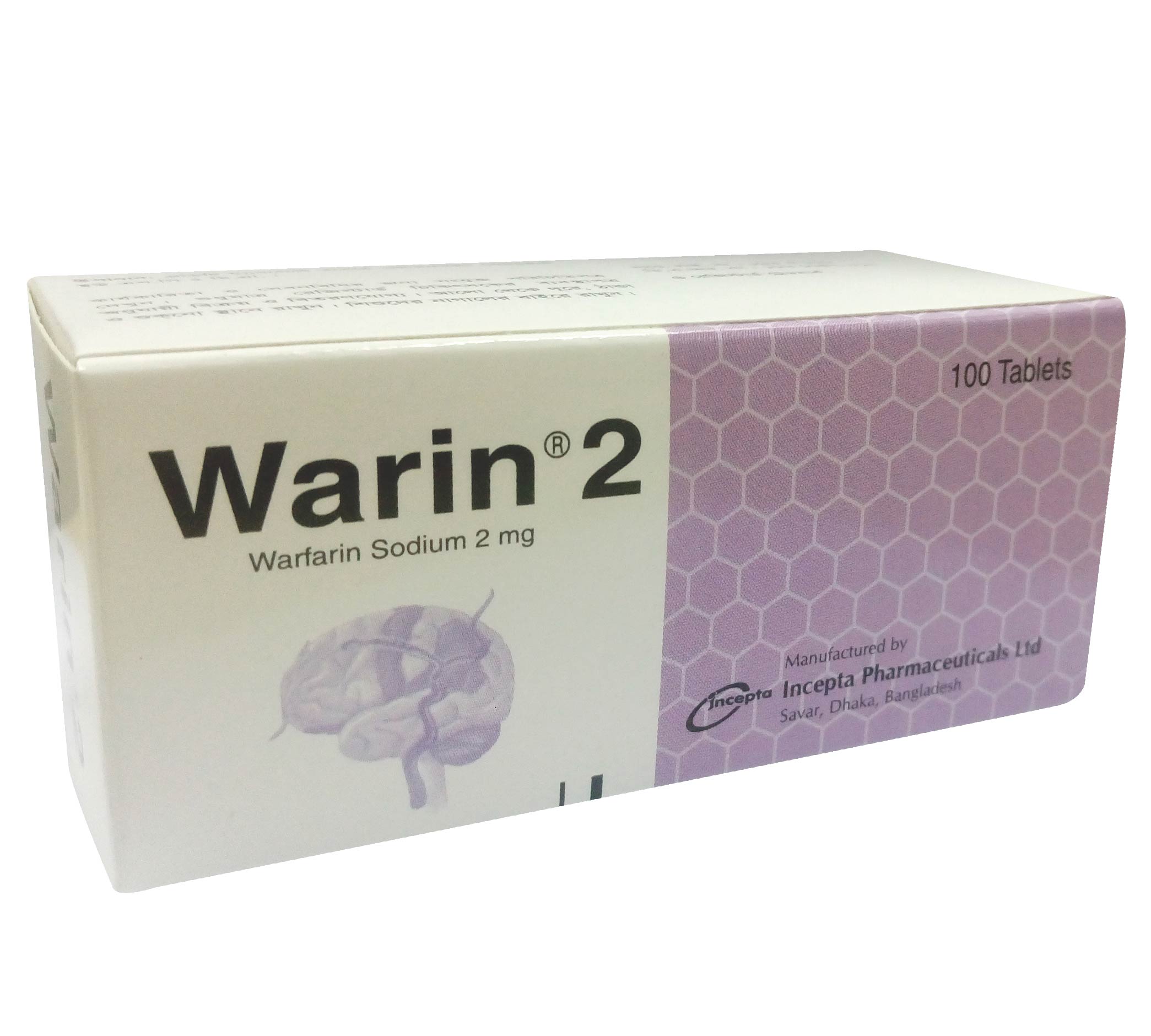 Warin (Warfarin Sodium) 2mg
