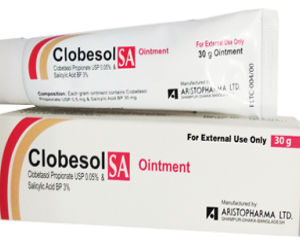 Clobesol SA Ointment (Clobetasol Propionate + Salicylic Acid) 0.05%+3%