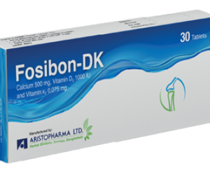 Fosibon-DK (Calcium Carbonate + Vitamin D3) 500mg