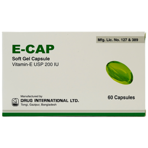 E -Cap (Vitamin E) 200 IU