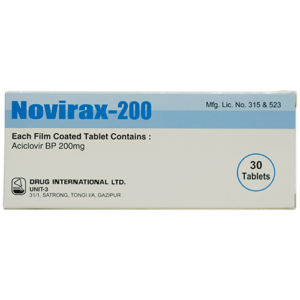 Novirax (Acyclovir) 200mg