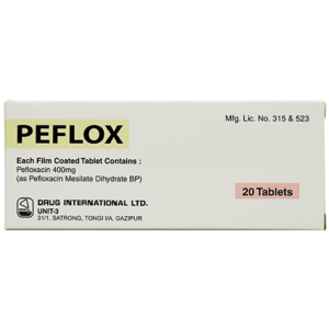 Peflox (Pefloxacin) 400mg
