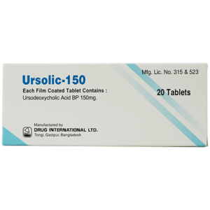 Ursolic (Ursodeoxycholic Acid) 150mg