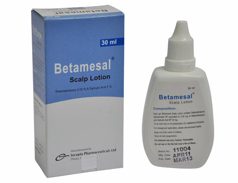 Betamesal Scalp Lotion (Betamethasone & Salicylic Acid)