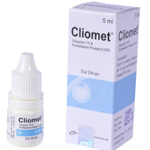Cliomet Ear Drops (Beclometasone Dipropionate, Neomycin & Clotrimazole)