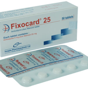 Fixocard (Amlodipine + Atenolol) 50mg