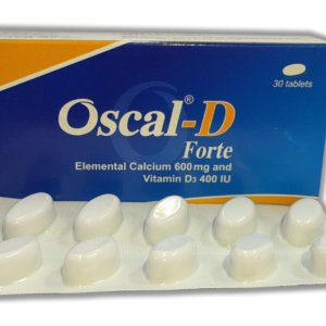 Oscal-D Forte (Calcium Carbonate + Vitamin D3) 600mg