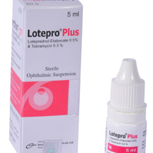 Lotepro Plus (Loteprednol Etabonate & Tobramycin) 5mg