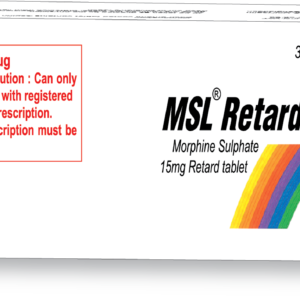 MSL RETARD (Morphine Sulfate) 15mg