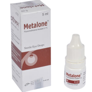 Metalone Sterile Ophthalmic Suspension (Fluorometholone) 1mg