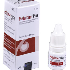 Metalone Plus Sterile Ophthalmic Suspension (Fluorometholone) 1mg