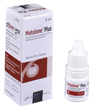 Metalone Plus Sterile Ophthalmic Suspension (Fluorometholone) 1mg