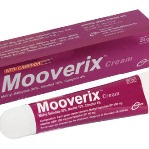 Moovirex Cream (Methyl Salicylate + Menthol + Camphor) 20mg