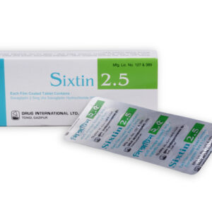 Sixtin (Saxagliptin) 2.5mg