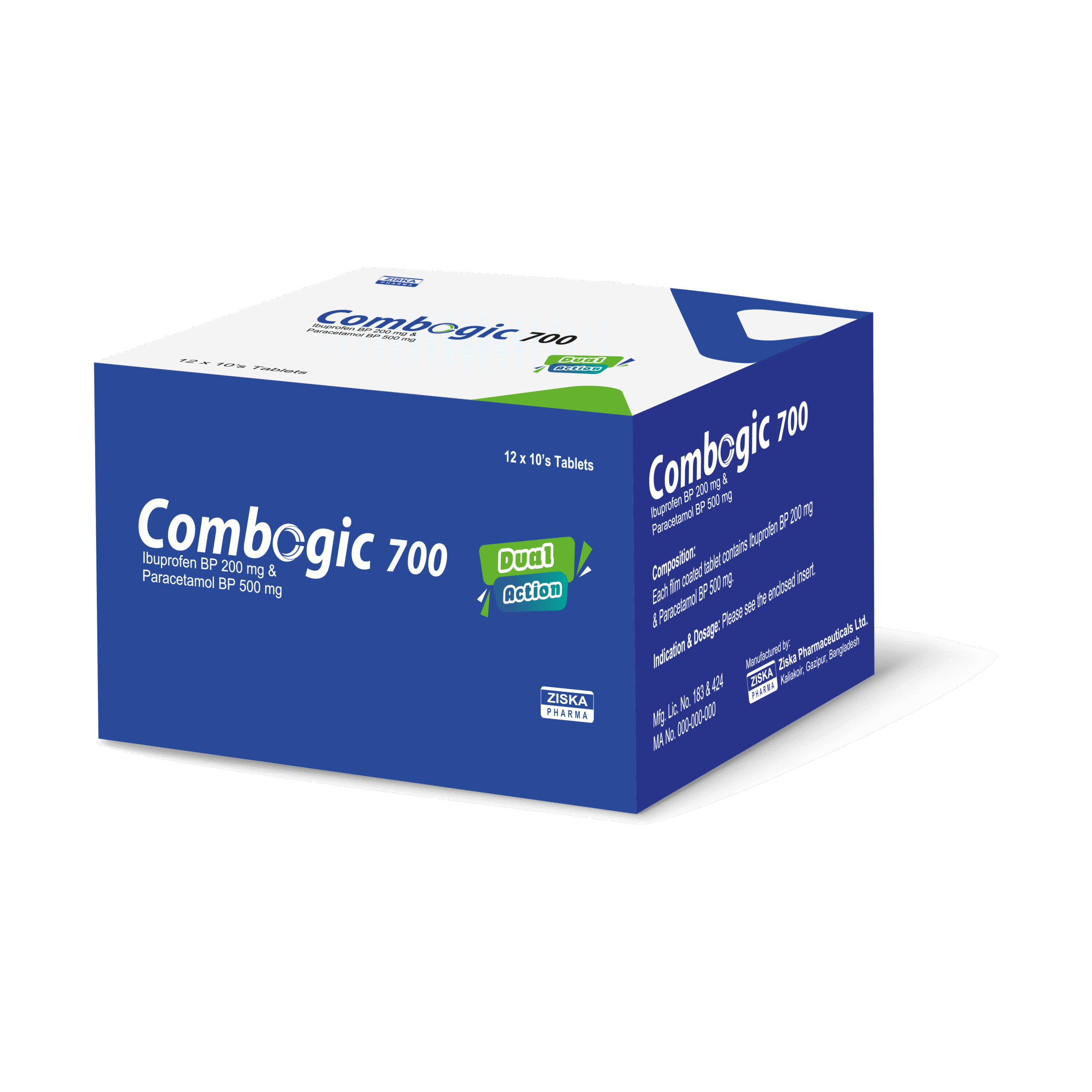 Combogic (Paracetamol and Ibuprofen)