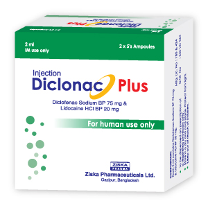 Diclonac Plus Inj. (Diclofenac Sodium) 75mg