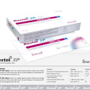 Roxtal XP (Cefuroxime + Clavulanic Acid) 250mg+62.5mg