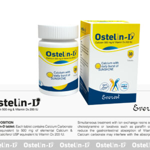 Ostelin - D (Calcium + Vitamin D3) 500mg+200UI