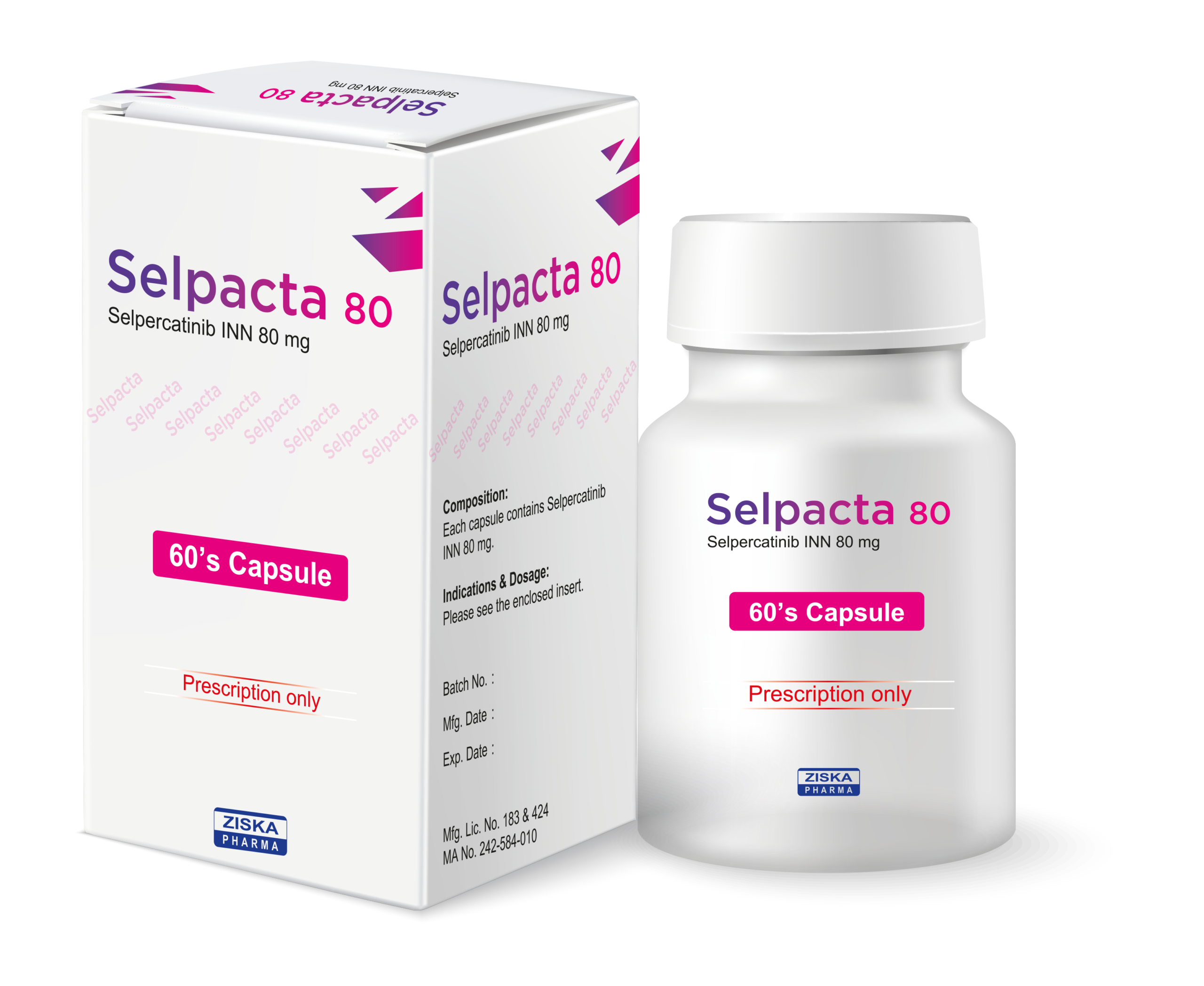 SELPACTA (Selpercatinib) 80mg