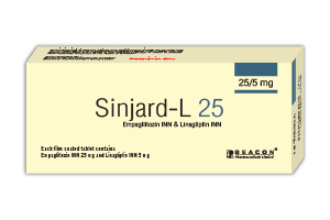 Sinjard-L (Empagliflozin / Linagliptin) 25mg